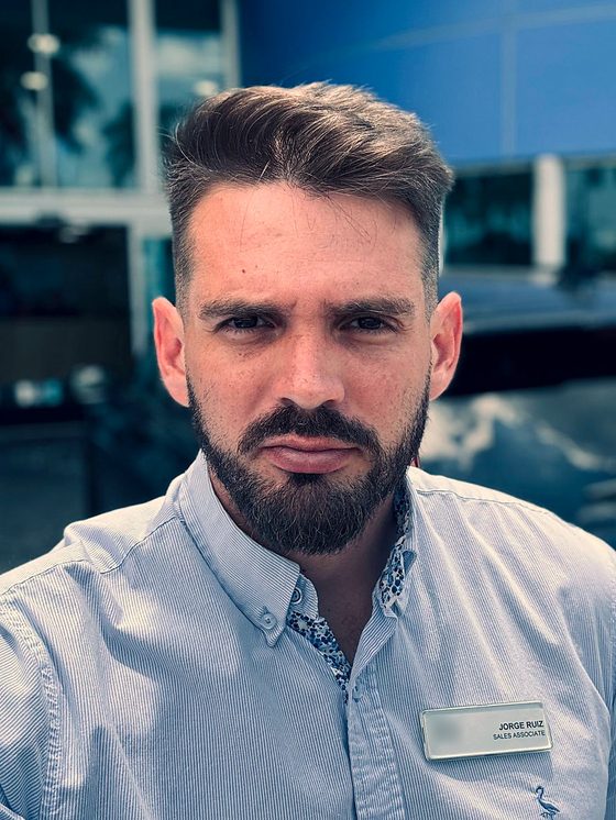 Jorge Ruiz, founder of ARTraffic, working as a car salesperson where the idea started